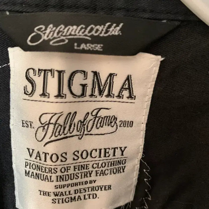 [SOLD OUT] STIGMA 스티그마 블랙 프린팅 반팔 셔츠