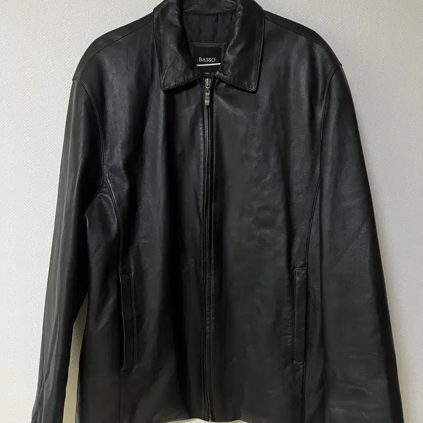 [BUNJANG] Basso Homme Lambskin Jacket (Size 100) / 바쏘옴므 양가죽 자켓 100