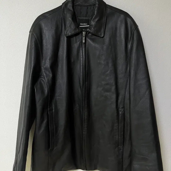 [BUNJANG] Basso Homme Lambskin Jacket (Size 100) / 바쏘옴므 양가죽 자켓 100