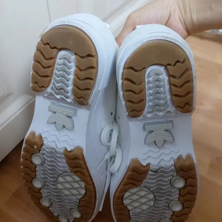 [BUNJANG] Adidas Nizza Trek Canvas Sneakers White 225 / 아디다스 키높이운동화오리지널 니짜 트렉 캔버스 올백 화이트225