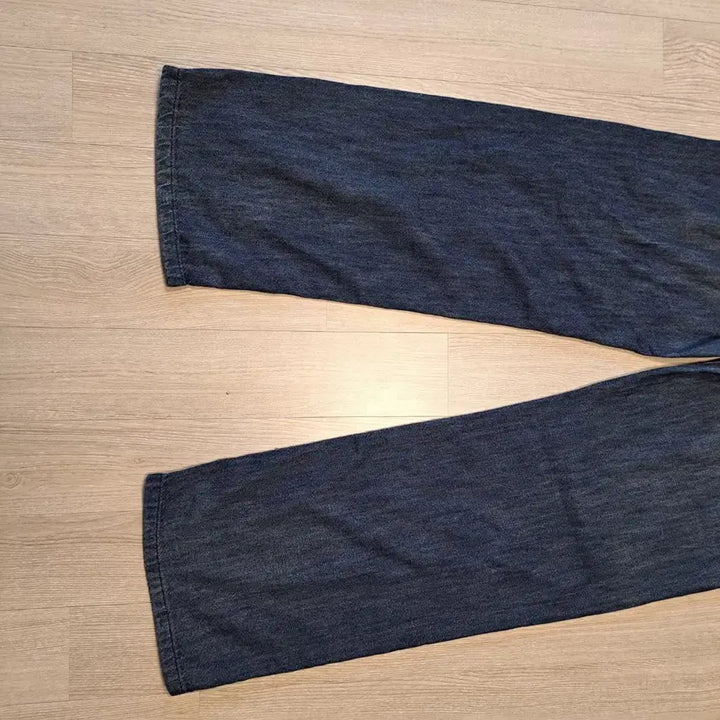 [BUNJANG] H a k e Denim Wide Pants (Dark Blue) - Size S / H a k e . 데님 와이드 팬츠 진청 사이즈S
