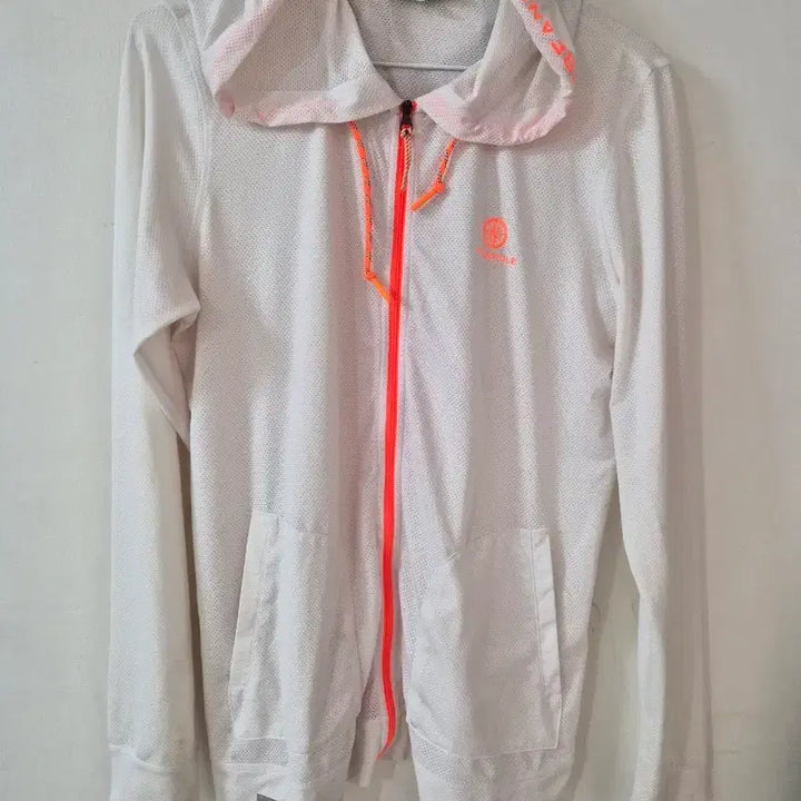 [BUNJANG] Beanpole Sport Mesh Hooded Zip-up (White) 95 / 빈폴 스포츠 메쉬 후드 집업 95