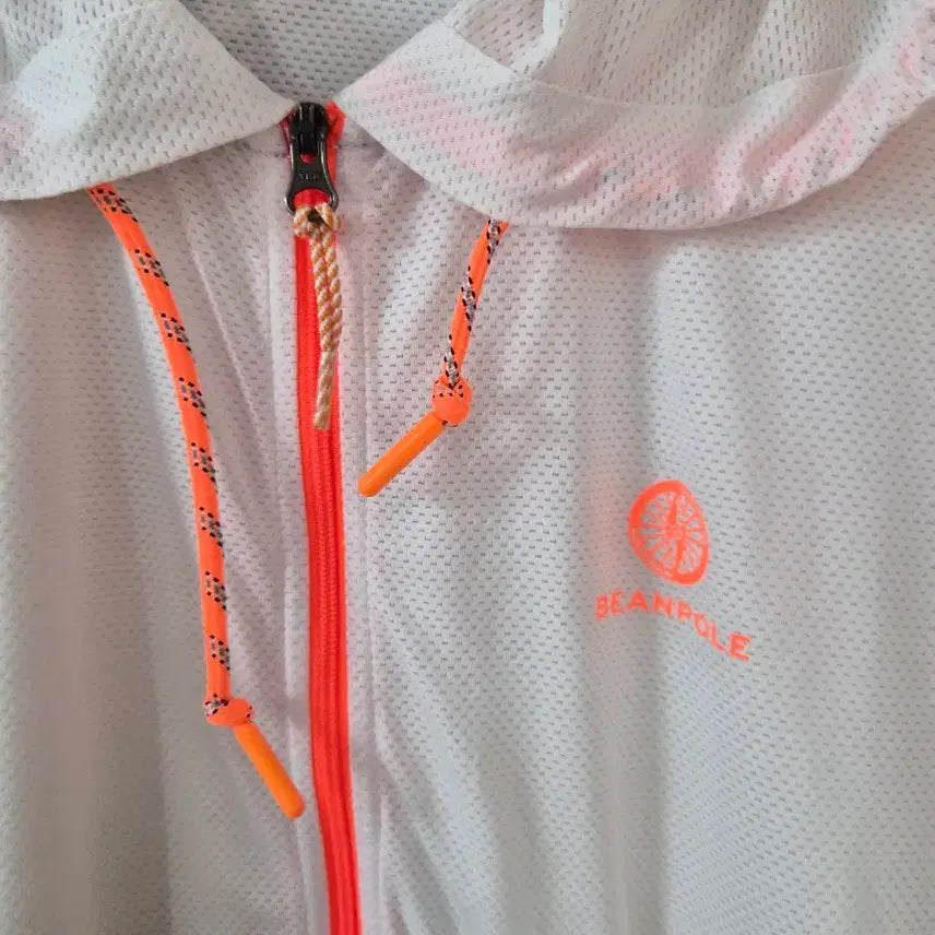 [BUNJANG] Beanpole Sport Mesh Hooded Zip-up (White) 95 / 빈폴 스포츠 메쉬 후드 집업 95