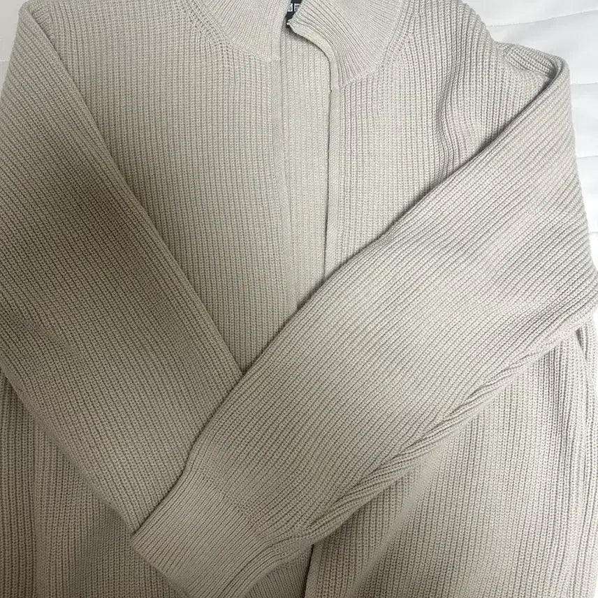 [BUNJANG] Uniqlo Mid-Gauge Full-Zip Sweater XL / 유니클로 미들게이지 풀집 스웨터 XL