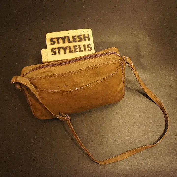 [BUNJANG] Vintage Leather Crossbody Bag / 7145 크로스가방 크로스백 가죽백 가죽가방 빈티지가방 여성가방 남자백