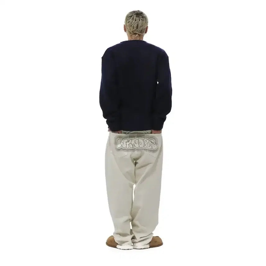 [BUNJANG] Weeekenders Chain Stitch Denim Pants / 위캔더스 CHAIN STITCH DENIM PANTS