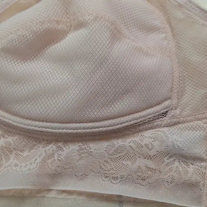 [BUNJANG] Happyro 3161 Skin-Colored Semi-Bra 3XL / 새상품 인견 반브라 3XL(95B,C)망사햄 부직포 해피로3161 스킨색