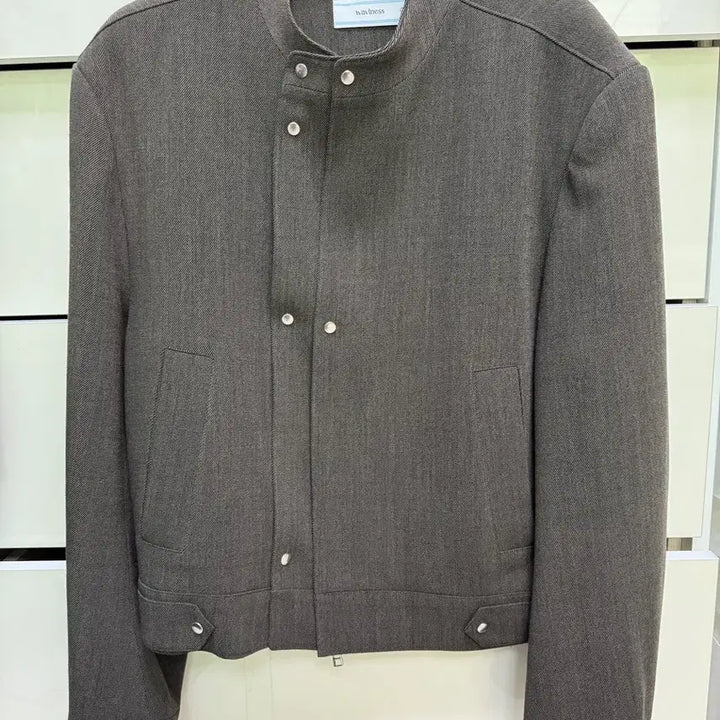 [BUNJANG] Waveness Layered Wool Racer Jacket Khaki / [2] 웨이비니스 레이어드 울 레이서 자켓 카키