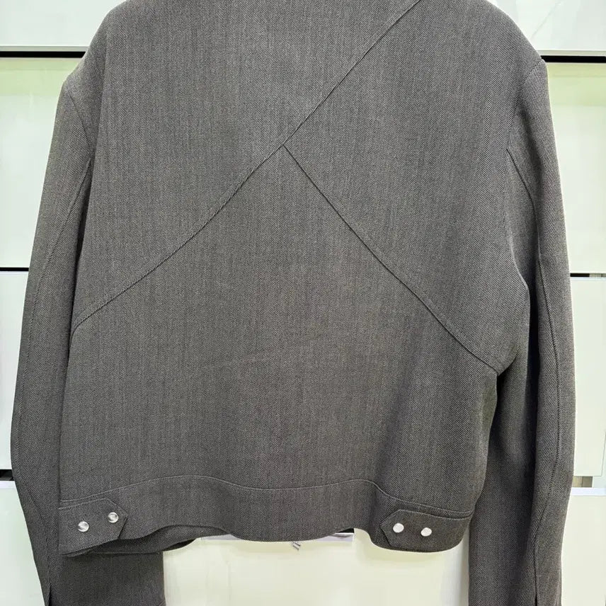[BUNJANG] Waveness Layered Wool Racer Jacket Khaki / [2] 웨이비니스 레이어드 울 레이서 자켓 카키