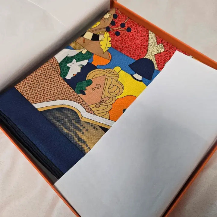 [BUNJANG] Hermès Carré Ca Décoiffé 90 Silk Scarf / 에르메스 까레 Ca Decoiffe