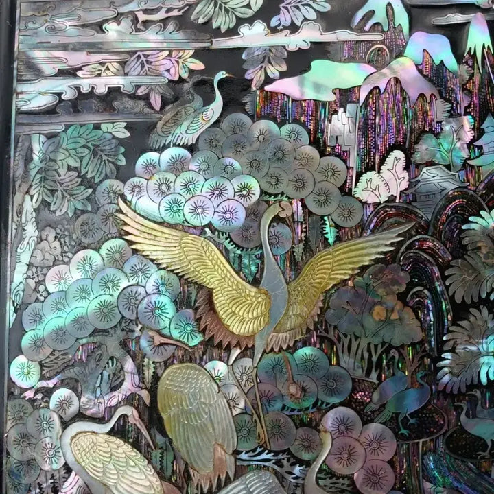 [BUNJANG] Vintage Mother-of-Pearl Frame / 70S 빈티지 자개액자 creative reuse Frame 48