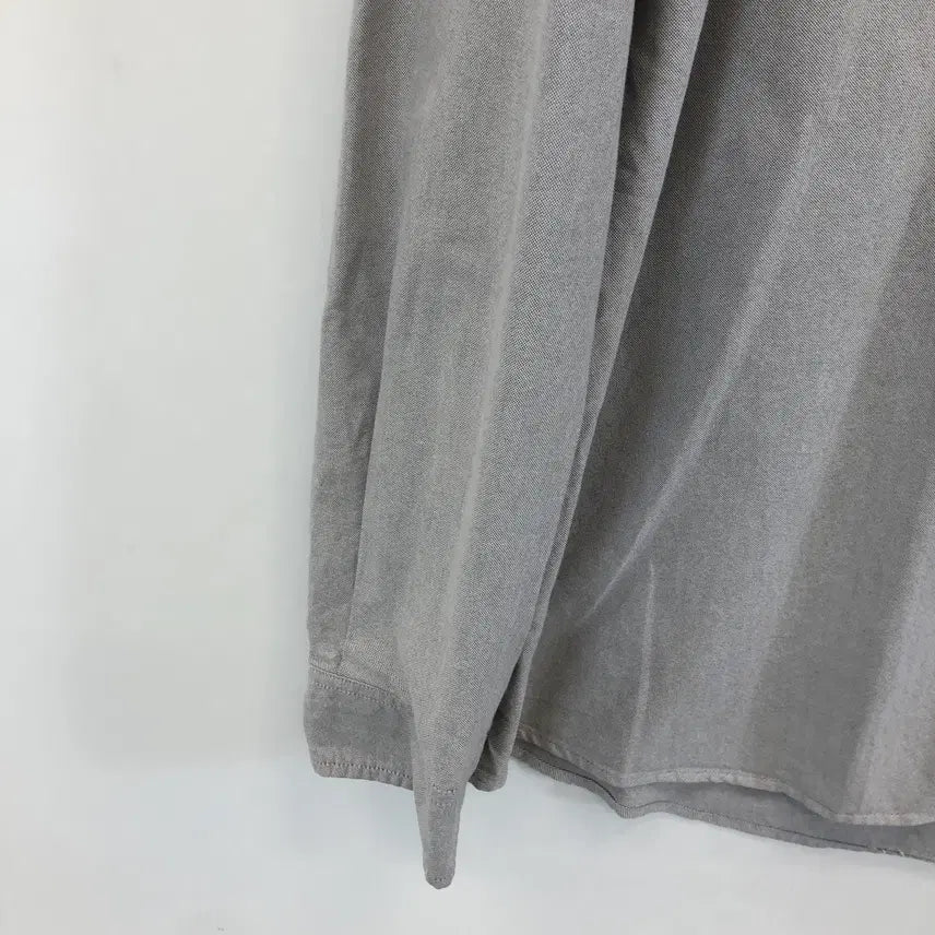 [BUNJANG] Musinsa Standard Oxford Overshirt - Grey - L / 무신사스탠다드 옥스포드 오버셔츠 L 그레이