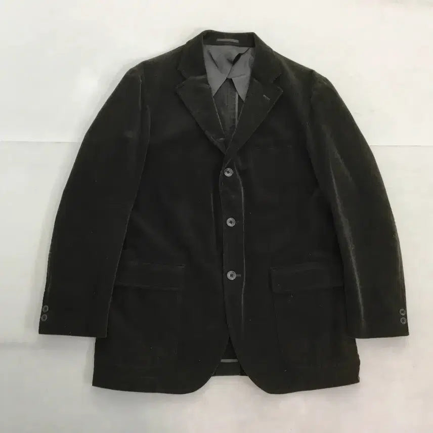 [BUNJANG] J.PRESS 3-Button Olive Corduroy Setup Jacket / 제이프레스 코듀로이 셋업