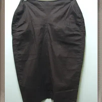 [BUNJANG] MINE Linen Blend Midi Skirt / MINE 마인 린넨면스판 주름셔링 항아리 미들스커트 허리25