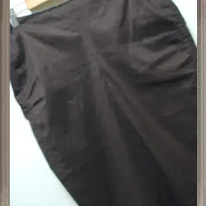 [BUNJANG] MINE Linen Blend Midi Skirt / MINE 마인 린넨면스판 주름셔링 항아리 미들스커트 허리25