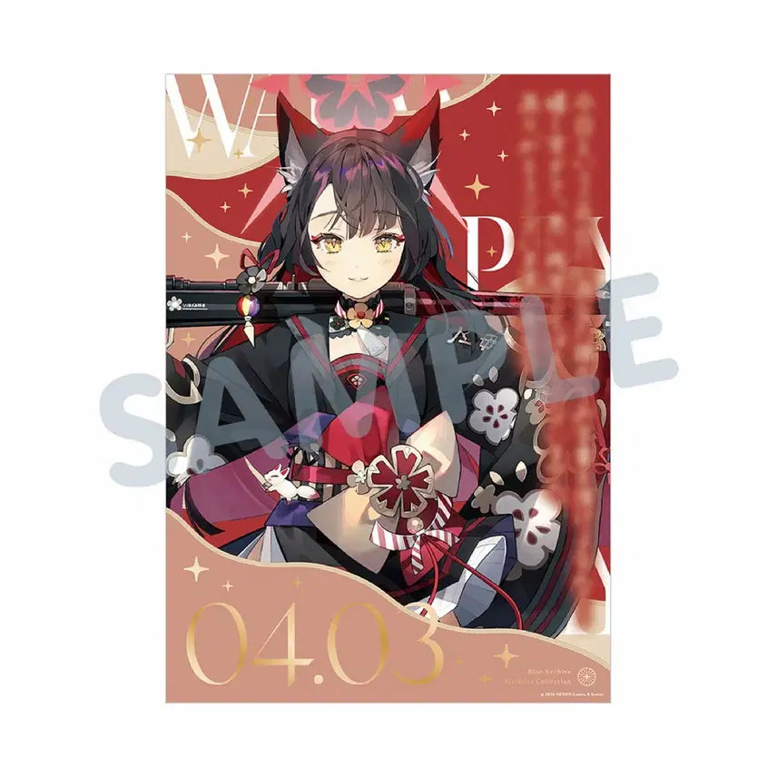 [BUNJANG] Blue Archive Wakamo &amp; Saki Birthday Portrait Set / [예약공구] 블루아카이브 공식 생일 기념 포트레이트 7종 와카모 사키 등