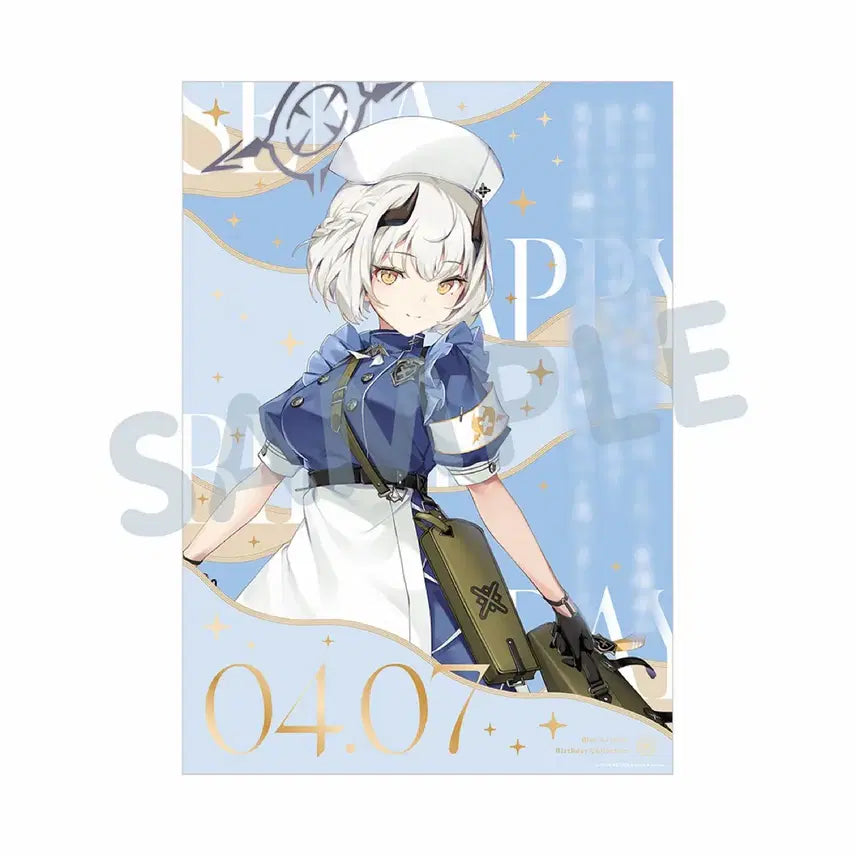 [BUNJANG] Blue Archive Wakamo &amp; Saki Birthday Portrait Set / [예약공구] 블루아카이브 공식 생일 기념 포트레이트 7종 와카모 사키 등
