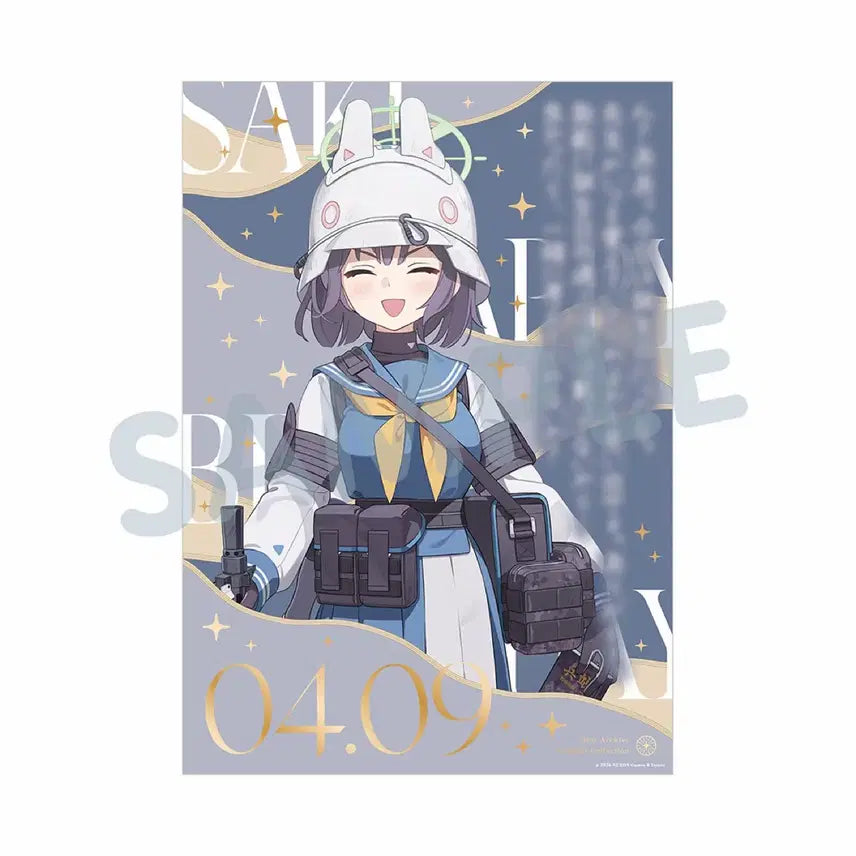 [BUNJANG] Blue Archive Wakamo &amp; Saki Birthday Portrait Set / [예약공구] 블루아카이브 공식 생일 기념 포트레이트 7종 와카모 사키 등