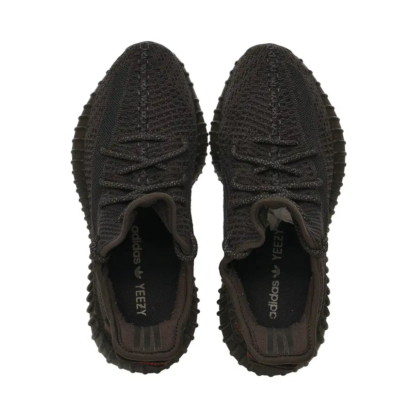 [BUNJANG] Adidas Yeezy Boost 350 V2 Black - Non-Reflective Sneakers / [255] 아디다스 이지 부스트 350 V2 블랙 - 논리플렉티브