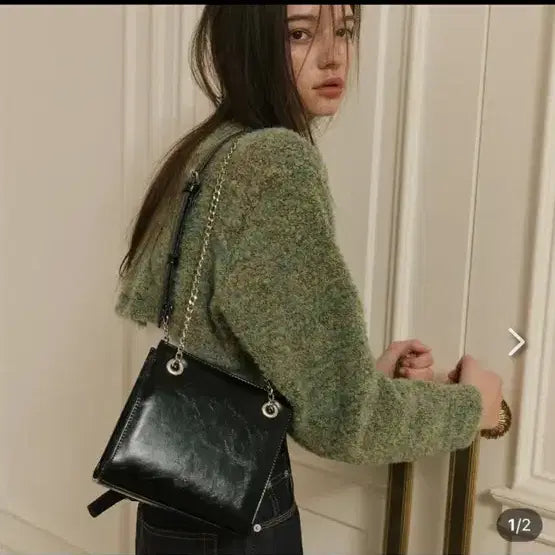 [BUNJANG] Donkie Premi Shoulder Bag Black / 돈키 프레미 숄더백 블랙