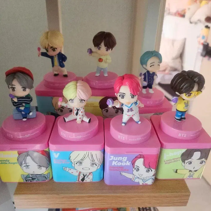 [BUNJANG] Baskin Robbins BTS Doll Bundle Set / 베스킨라빈스 BTS 인형 세트