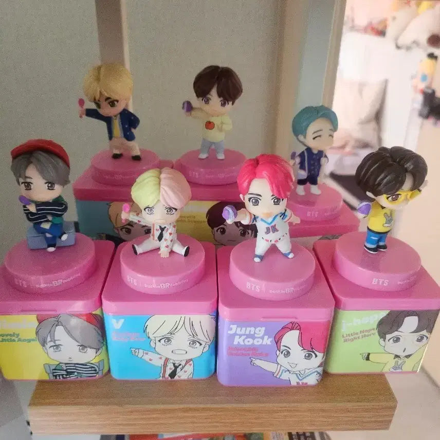 [BUNJANG] Baskin Robbins BTS Doll Bundle Set / 베스킨라빈스 BTS 인형 세트