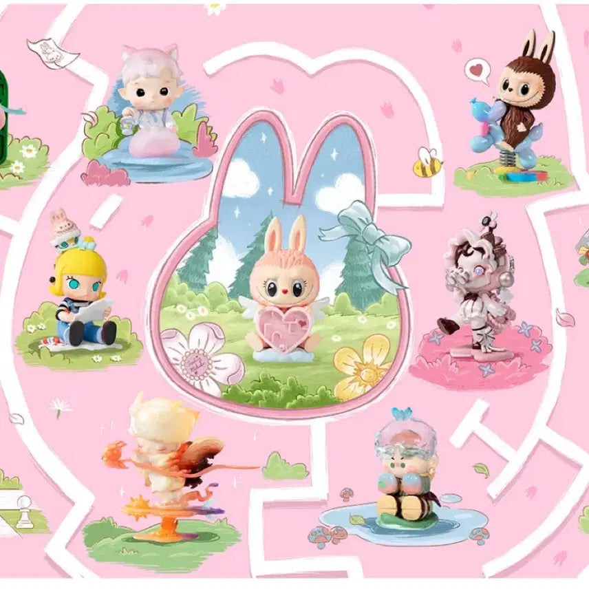 [BUNJANG] Pop Mart Skullpanda Labubu Find Mokoko Figure Bundle Set / [풀박스 일괄] 팝마트 모코코를 찾아라 피규어 - 스컬판다 라부부