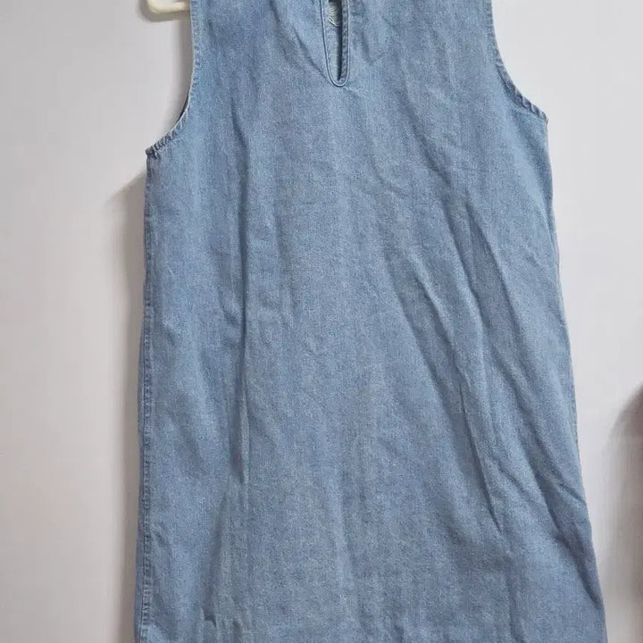 [BUNJANG] Ribbon Denim Dress / 리본 청원피스
