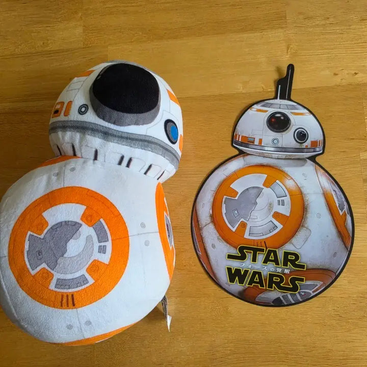 [BUNJANG] Star Wars The Force Awakens BB-8 Doll &amp; Japanese Flyer Set / 영화 스타워즈 깨어난 포스 BB-8 인형 일본영화전단지