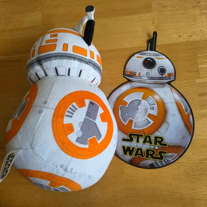 [BUNJANG] Star Wars The Force Awakens BB-8 Doll &amp; Japanese Flyer Set / 영화 스타워즈 깨어난 포스 BB-8 인형 일본영화전단지