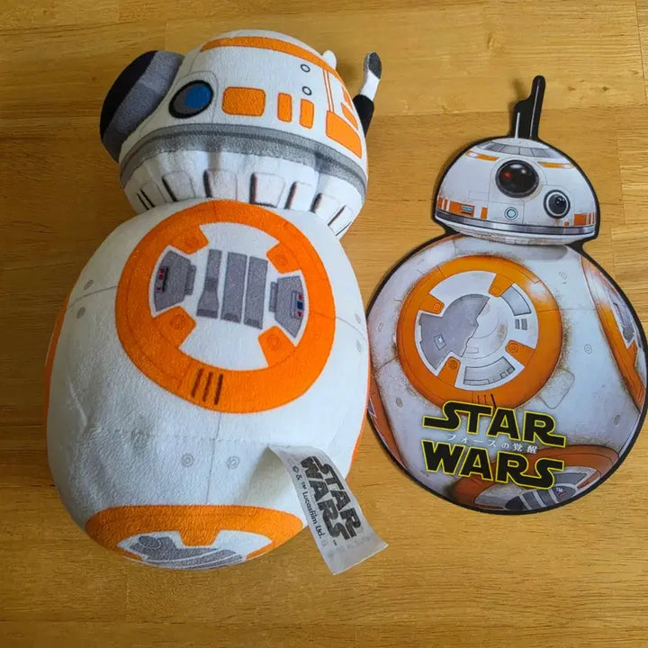 [BUNJANG] Star Wars The Force Awakens BB-8 Doll &amp; Japanese Flyer Set / 영화 스타워즈 깨어난 포스 BB-8 인형 일본영화전단지