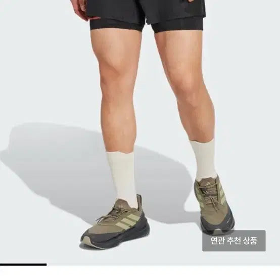 [BUNJANG] Adidas Adi365 2-in-1 Running Shorts Black M / 아디다스 Adi365 러닝 2in1 반바지 블랙 M