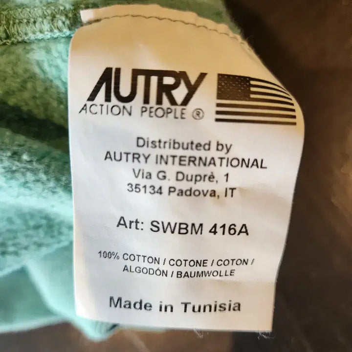 [BUNJANG] AUTRY Melange Green Sweatshirt / AUTRY 오트리 멜란지 그린 맨투맨