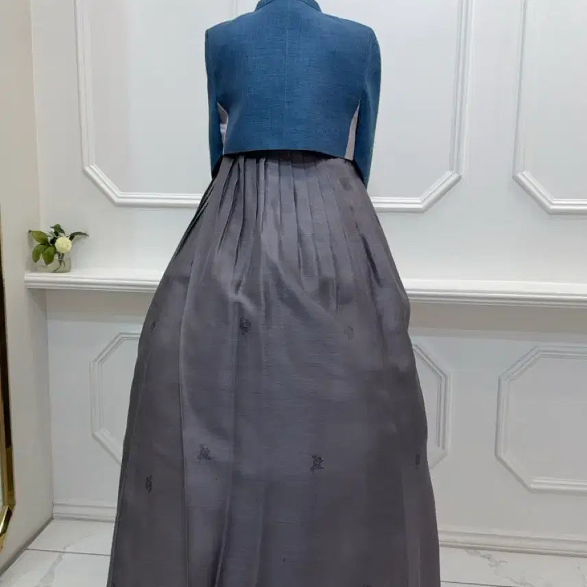 [BUNJANG] Elegant Blue Hanbok / 청색 단아한 한복