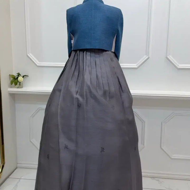 [BUNJANG] Elegant Blue Hanbok / 청색 단아한 한복