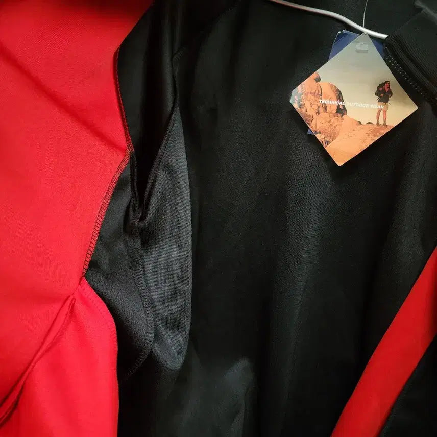 [BUNJANG] Slazenger Red and Black Track Jacket / 슬레진저 레드 블랙 트랙 자켓