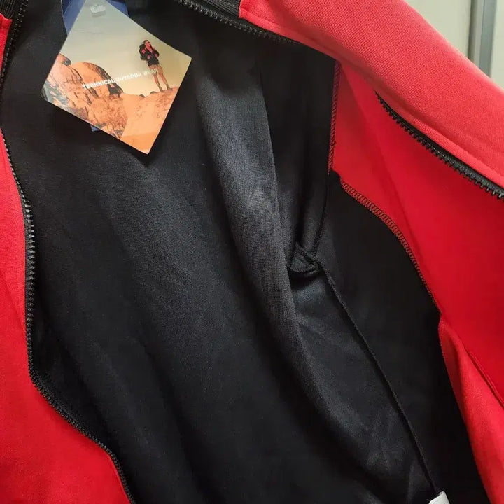 [BUNJANG] Slazenger Red and Black Track Jacket / 슬레진저 레드 블랙 트랙 자켓