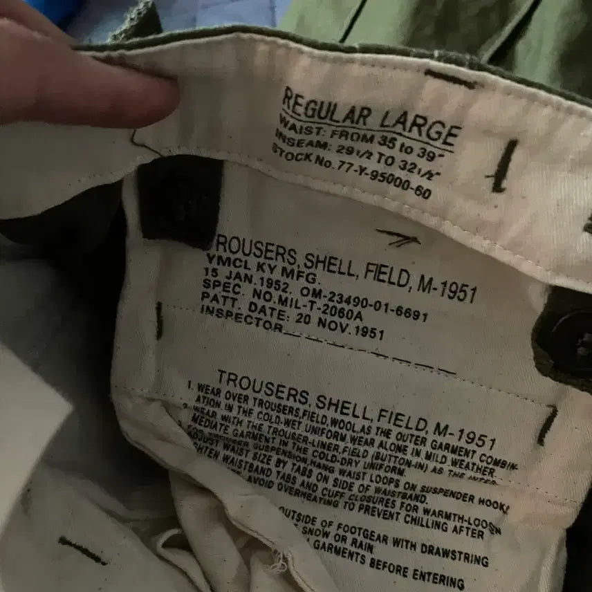 [BUNJANG] YMCLKY M-51 Field Pants / YMCLKY M-51 FIELD PANTS