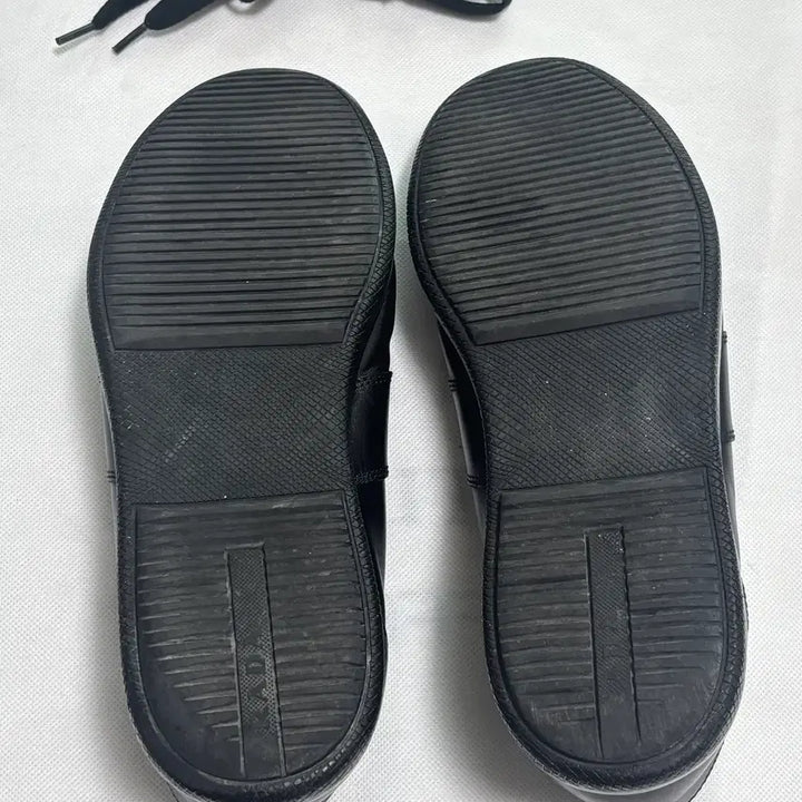 [BUNJANG] Prada Leather Sneakers Black Size 7 / 프라다 레더 스니커즈 블랙 7사이즈