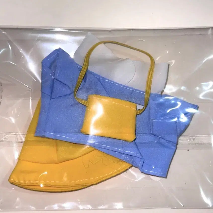 [BUNJANG] 10cm Doll Kindergarten Outfit Set / 10cm 솜인형 유치원 복장 가방 모자 누이옷 세트