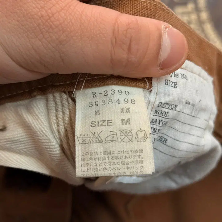 [BUNJANG] RNA 일본 브랜드 더블니 카펜터 캔버스 팬츠 33 32 31 / RNA 일본 브랜드 더블니 카펜터 캔버스 팬츠 33 32 31