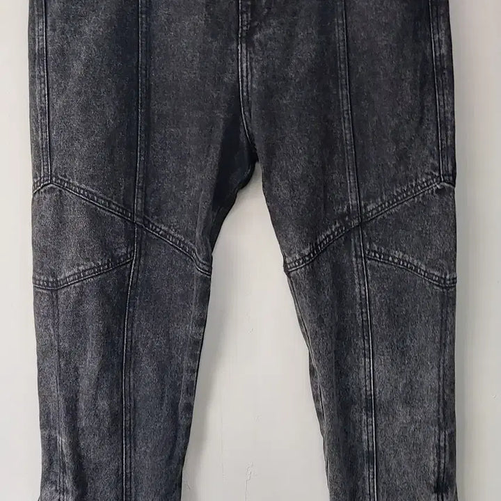 [BUNJANG] Wooyoungmi 50 Washed Black Biker Jeans / 우영미 50/34~36 바이커진. BW. A.