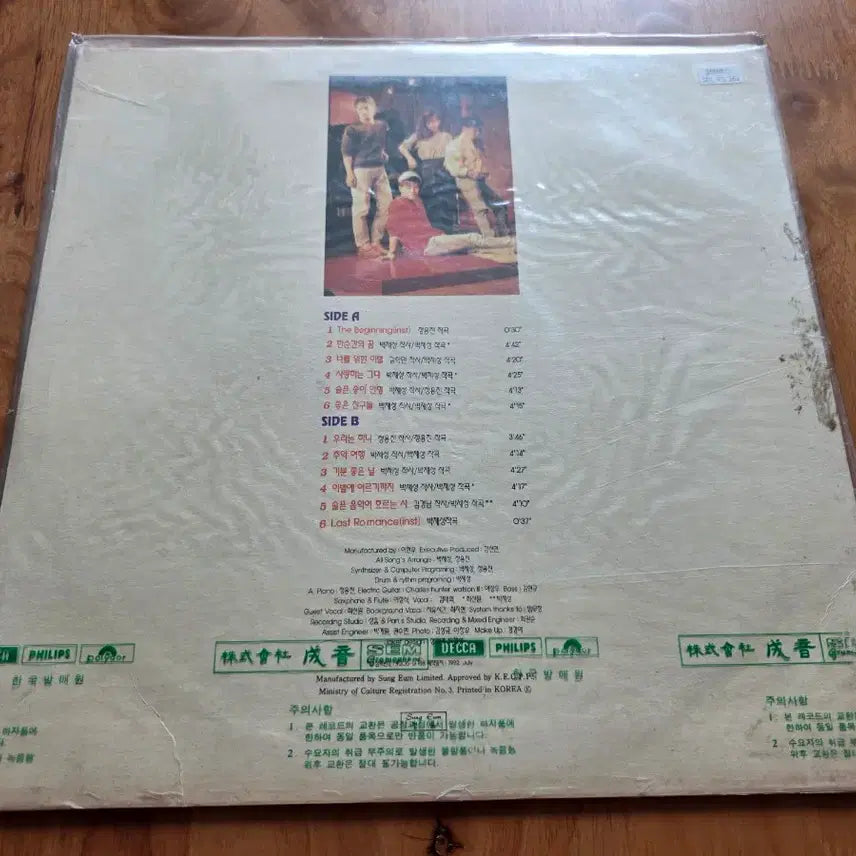 [BUNJANG] JAYU SI-GAN Sealed LP / 자유시간 미개봉 LP