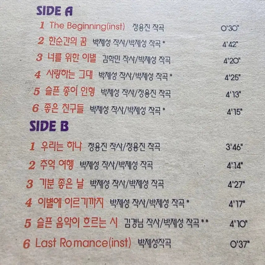 [BUNJANG] JAYU SI-GAN Sealed LP / 자유시간 미개봉 LP