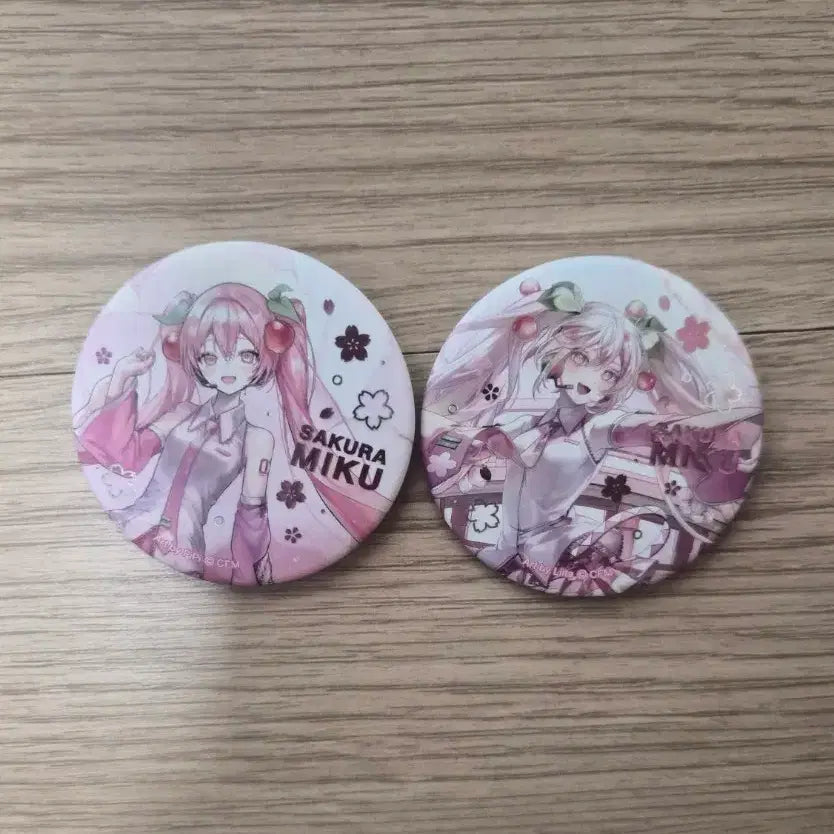 [BUNJANG] Sakura Miku Bundle Set Badge / 사쿠라 미쿠 캔뱃지 일괄 판매합니다
