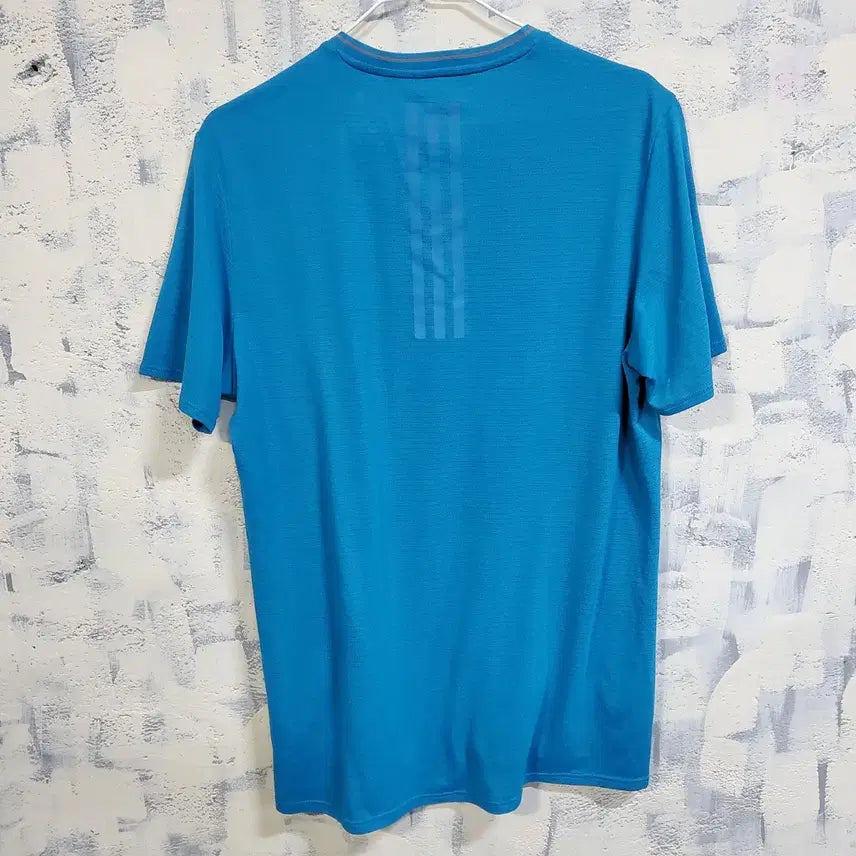 [BUNJANG] Adidas Functional Short Sleeve T-Shirt Blue 100 / 아디다스 기능성 반팔 티셔츠 블루 100