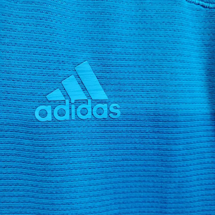 [BUNJANG] Adidas Functional Short Sleeve T-Shirt Blue 100 / 아디다스 기능성 반팔 티셔츠 블루 100