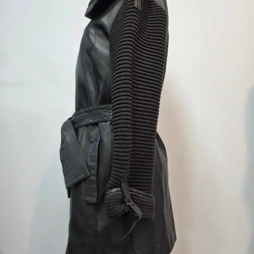 [BUNJANG] Renoma Leather Coat / 레노마 가죽 코트