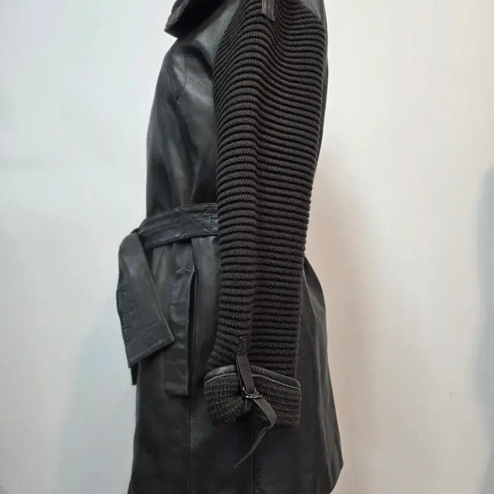 [BUNJANG] Renoma Leather Coat / 레노마 가죽 코트