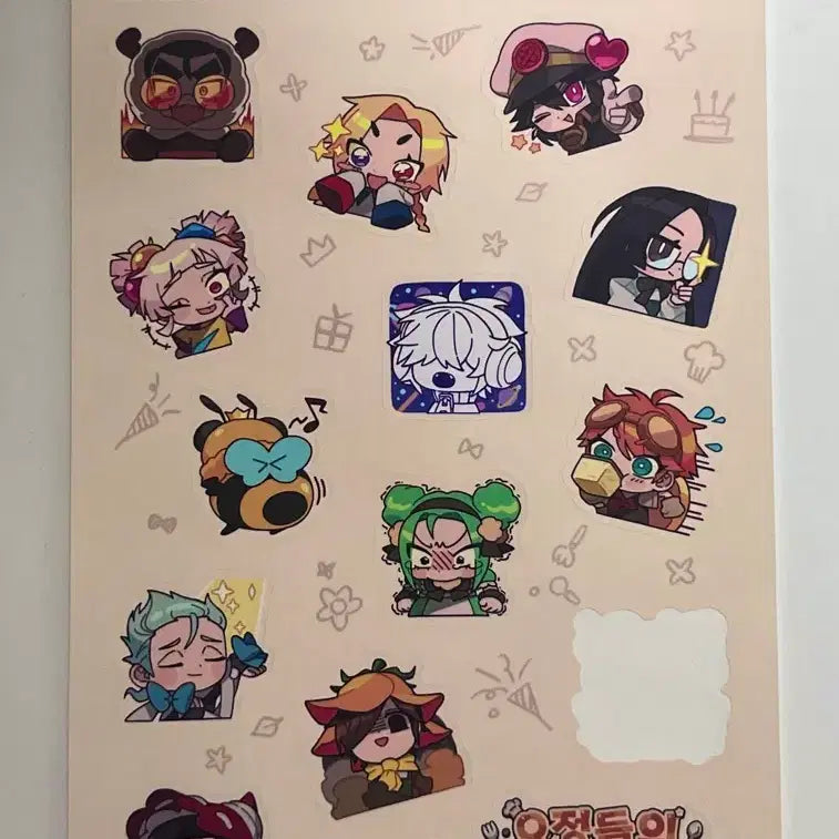 [BUNJANG] Zombiego Garden Party Sticker / 좀비고 요정들의 가든파티 스티커
